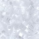 Miyuki half tila 5x2.4mm beads - Crystal ceylon HTL-511